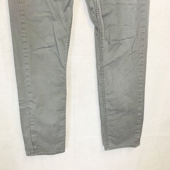 Levi's 511 Men's Jeans Mid Rise Slim Fit Straight Gray Stretch Denim Sz W30/L30 - Picture 7 of 14